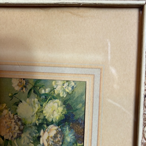 Vintage Antique Lithograph Floral Gallery Wall Set of 3 - Picture 4 of 12